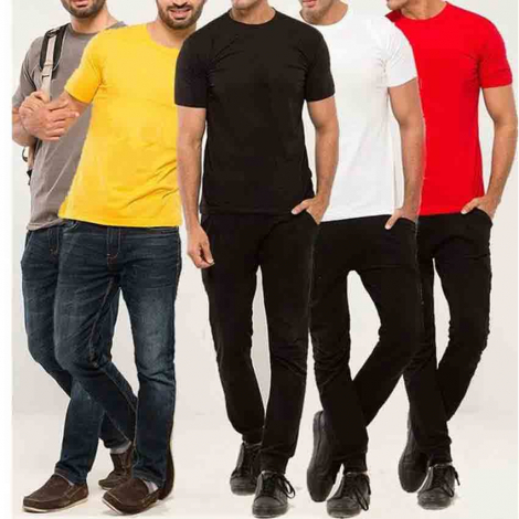 plain t shirts combo pack