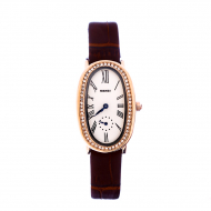 SKMEI Quartz Waterproof Watch For Women 1292 HNM-14 Gold & Brown