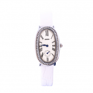 SKMEI Quartz Waterproof Watch For Women 1292 HNM-19 Silver & White