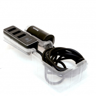 Baseus Patulous Four Interfaces Output Car Charger CCTON-01 Black