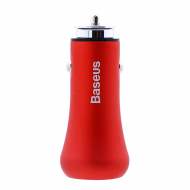 Baseus 18 W Dual-U Quick Car Charger GC09 Red