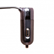 Remax Finchy Car Charger For Apple & Android RCC103 Brown