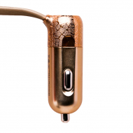 Remax Finchy Car Charger For Apple & Android RCC103 Gold