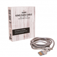 Remax King Data Cable For Iphone RC-0631i Silver