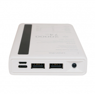 Remax 20000 mAh Power Bank 2 USB Outputs & 2 Input Lighting Linon Pro RPP-73 White