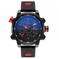 Naviforce Casual Wrist Watch for Men NF-9081 Black & Red