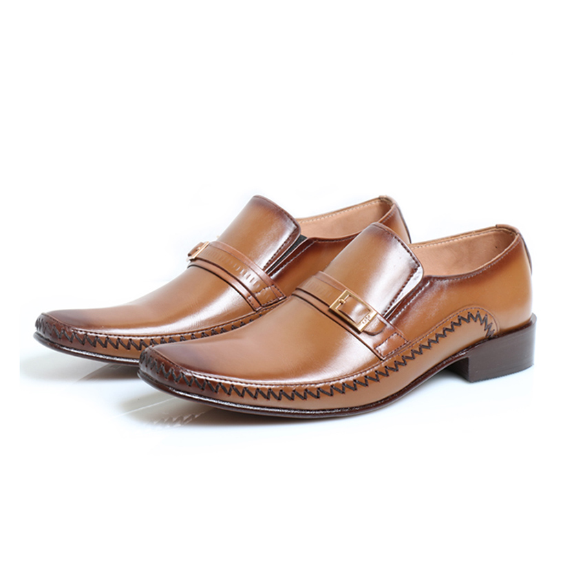 sage leather formal shoes
