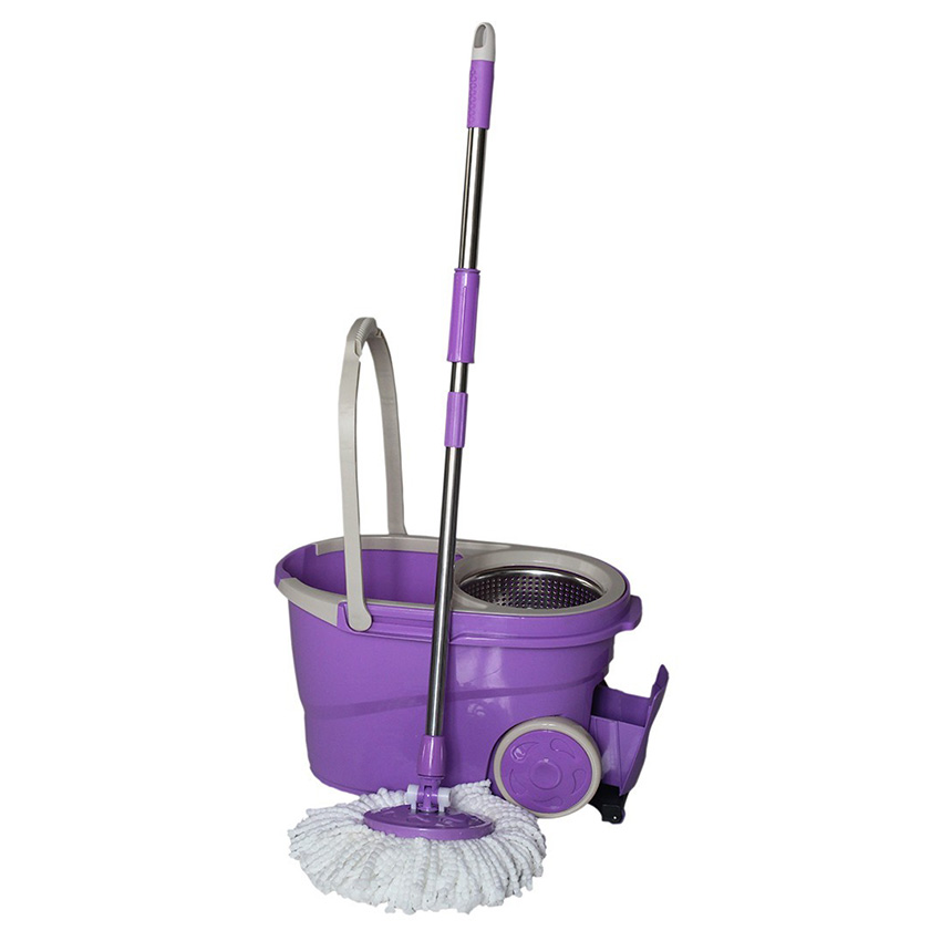 360 Walk able Spin Mop with 3 Smart Wheels And Storage Box ...