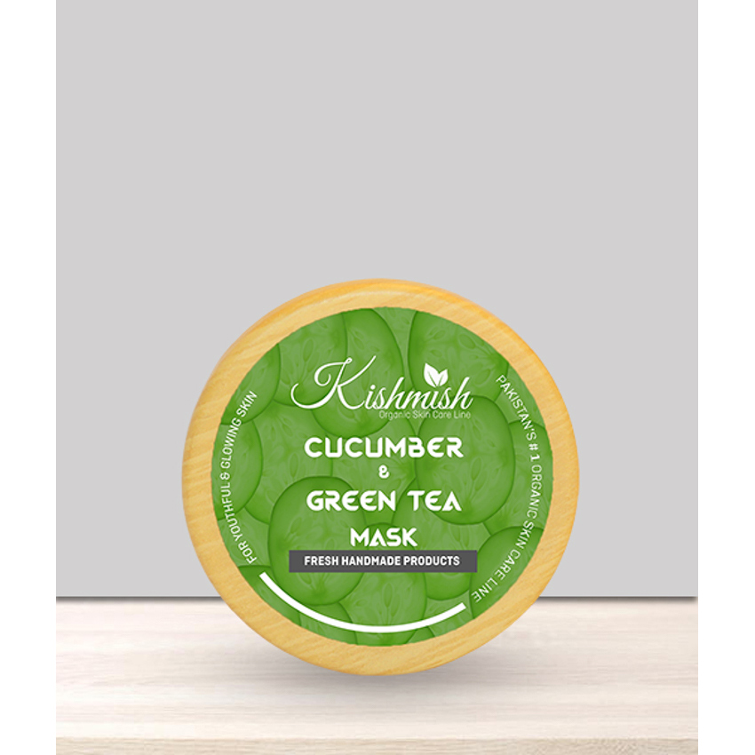 kishmish cucumber green tea mask