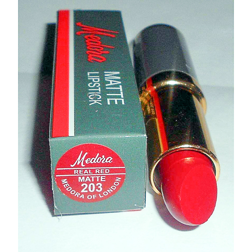 medora red lipstick