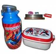Pack of 2 Spiderman Water Bottle & Lunch Box