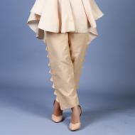Kinari Pure Cotton Trouser For Women KI-027 Beige