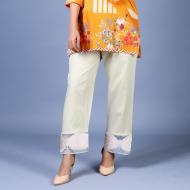 Kinari Pure Cotton Trouser For Women KI-049 Light Green