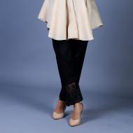 Kinari Pure Cotton Trouser For Women KI-057 Black