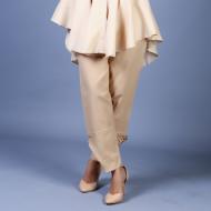 Kinari Pure Cotton Trouser For Women KI-022 Beige