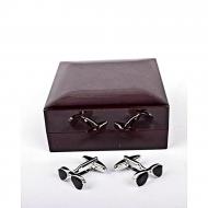 Cufflinks for Men JSK-20 Black & Silver