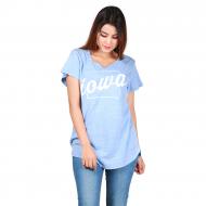 Export Surplus Long T-Shirt for Women Light Blue