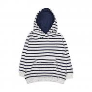 Zara Hooded Sweatshirt for Kids ZRA-111 Grey & Blue