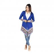 Export Surplus Free Size Stylish Shrugs for Women FAA-904 Navy Blue