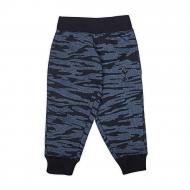 Export Surplus Textured Trouser With Vector Logo For Kids ESP05 Blue and Black