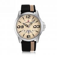 Naviforce Watch for Men SBBN-NF9123 Black and Beige