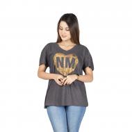 Export Surplus T-Shirt for Women EX-SP-40 Charcoal