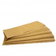 Pack of 100 Wax Paper Sheets Brown