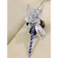 Butterfly Nikkah Pen for Wedding CS-0116 Silver