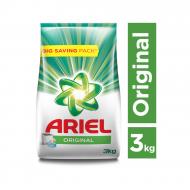 Ariel Original Detergent Washing Powder 3 kg Pack