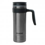Igloo Isabel 20 Oz Insulated Stainless Steel Travel Coffee Mug with Handle 70182 gunmetal