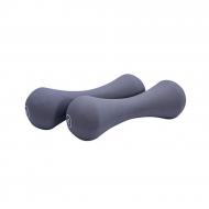 Live Up 4 Kg Bone Dumbbell Pair LS2002C Grey