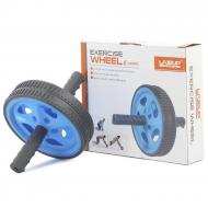 Live Up Core & Abdominal Exercise Wheel fitness Yoga Gym LS3160B Blue & Grey