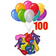 Pack of 100 Birthday Party Balloons