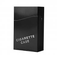 Cigarette Case with Lighter Black