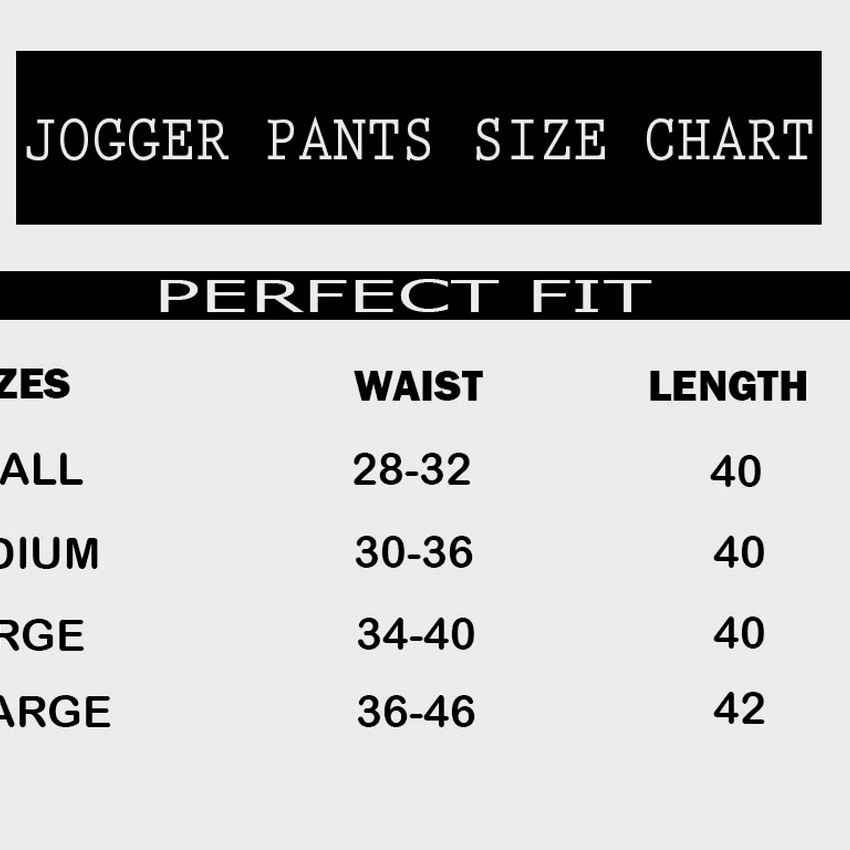 adidas jogger pants size chart